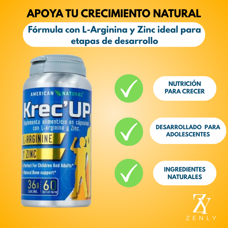 KREC' UP 60 CÁPSULAS DE AMERICAN NATURAL